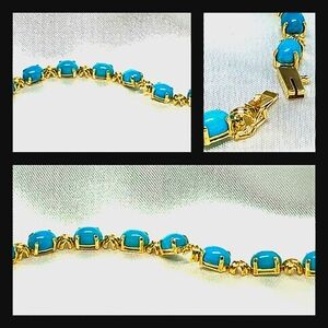 14KYG Persian Turquoise Bracelet..